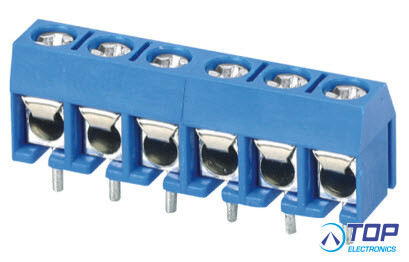 Terminal Block Datasheet Terminal Block 5.0 mm horizontal 2 pins | TOP-electronics