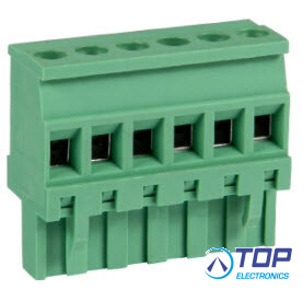 Horizontal Plug 7.62 mm | TOP-electronics