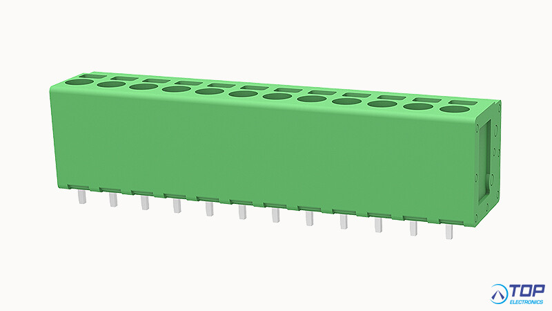Pcb Spring Terminal Blocks PCB Spring Terminal Block, 24A 5.0mm 12P | TOP-electronics