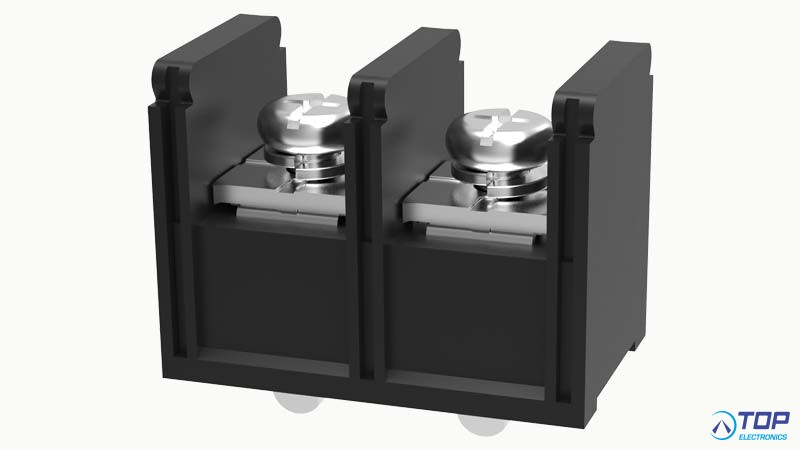 Barrier Terminal block, 100A, 16 mm, 02P | TOP-electronics